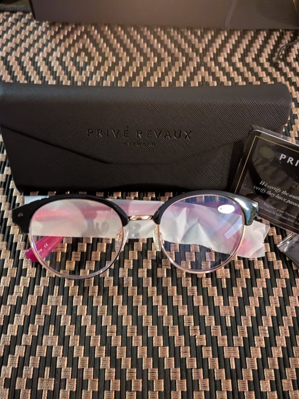 Prive Revaux The Angelou Pink Blue Light Readers Strength 2.0 NEW